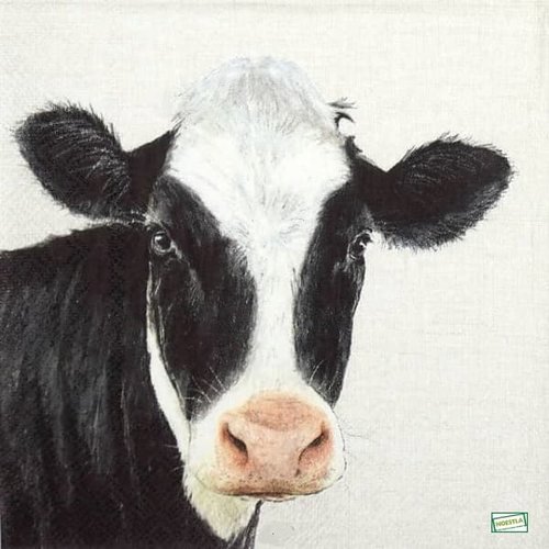 2 serviettes papier - animaux ferme -59