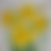 2 serviettes papier - tulipes jonquilles -28