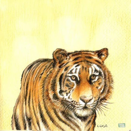 2 serviettes papier - animaux afrique -13