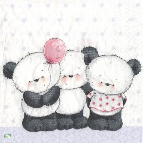 2 serviettes papier - animaux afrique -21