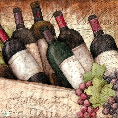 2 serviettes papier - boissons -9