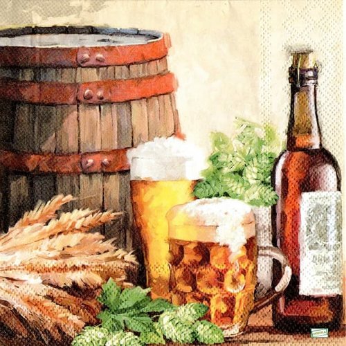 2 serviettes papier - boissons -24