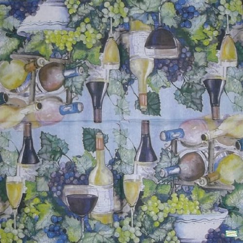 2 serviettes papier - boissons -31