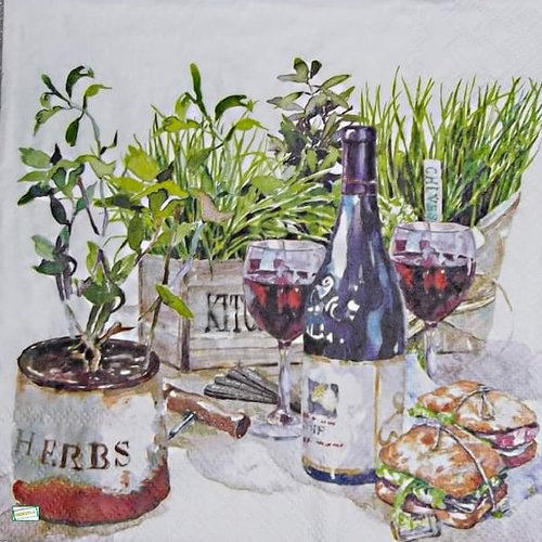 2 serviettes papier - boissons -39
