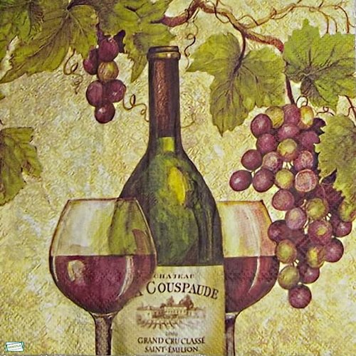 2 serviettes papier - boissons -49