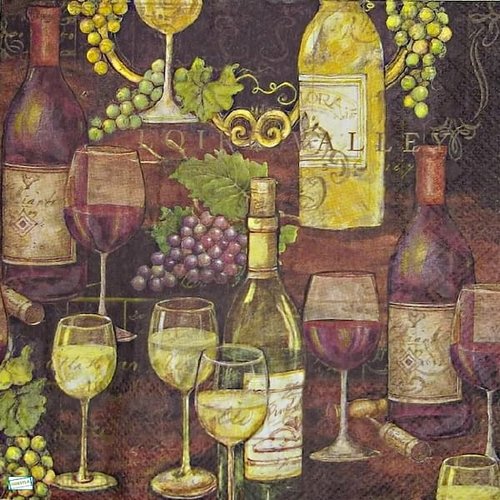 2 serviettes papier - boissons -51