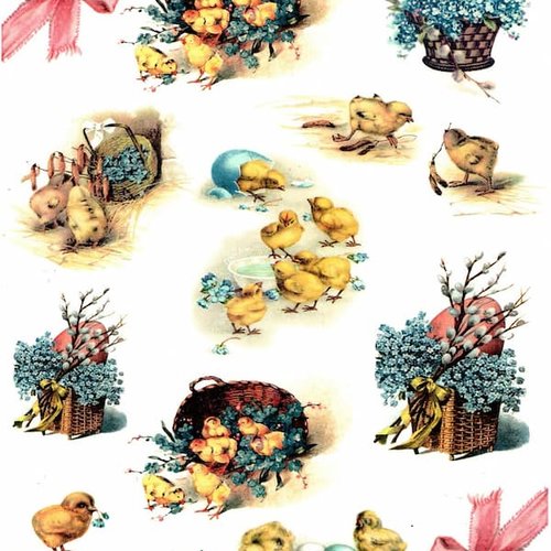 1 papier de riz - paques -r289