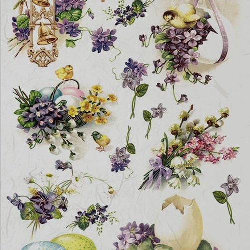1 papier de riz - paques -r484