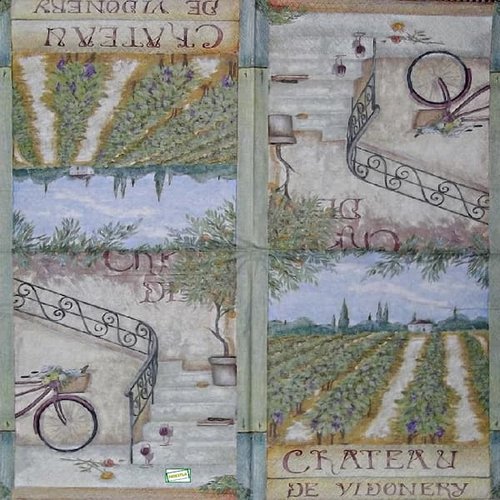 2 serviettes papier - nature - 4