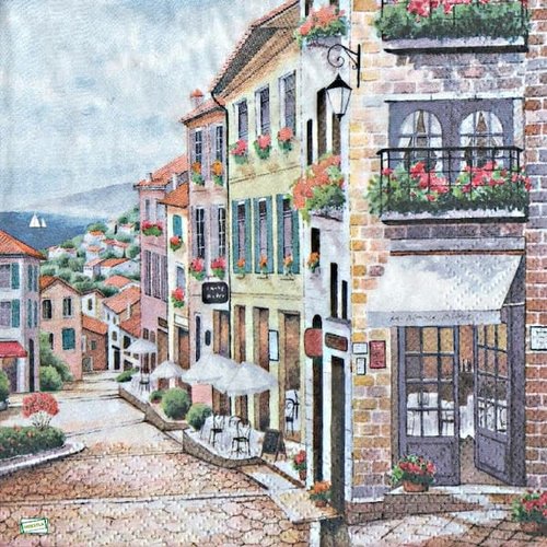 2 serviettes papier - nature - 30