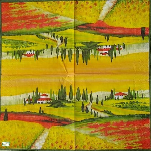 2 serviettes papier - nature - 33