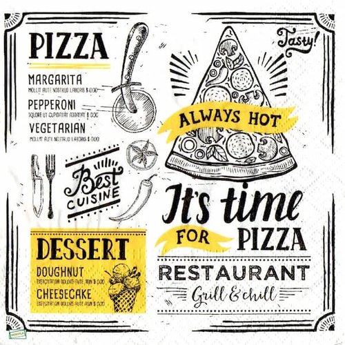 2 serviettes papier - cuisine -52