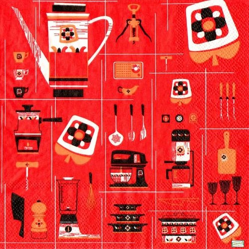 2 serviettes papier - cuisine -108