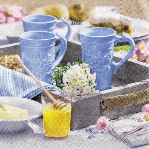2 serviettes papier - cuisine - d34