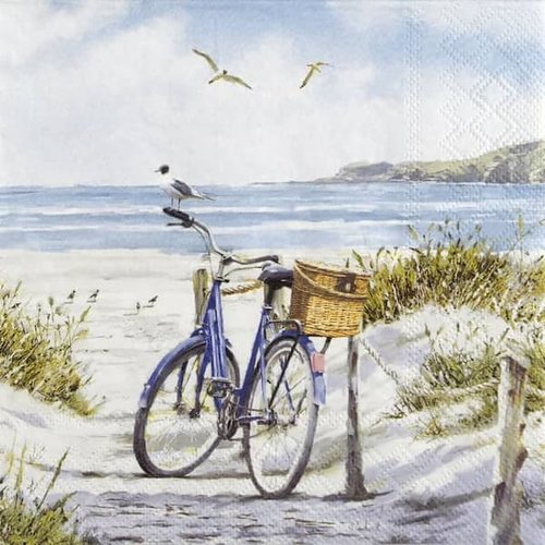 2 serviettes papier -la mer -15