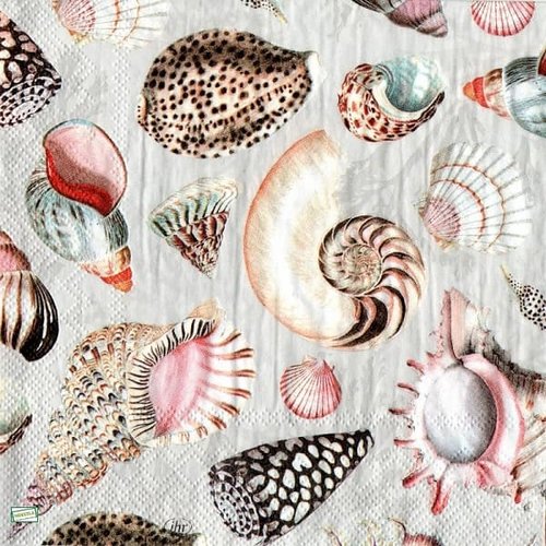 2 serviettes papier -la mer -43