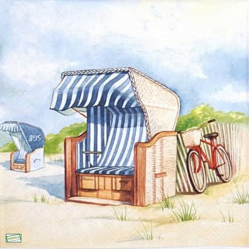 2 serviettes papier -la mer -118