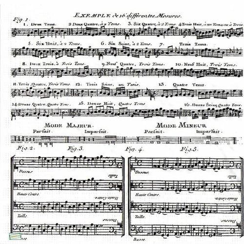 2 serviettes papier - musique -12