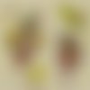 2 serviettes papier - feuillages -58