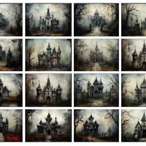 16 papiers décor halloween-al24