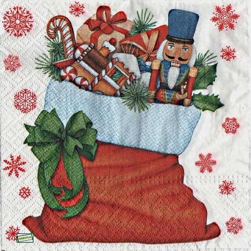 2 serviettes papier - noêl - 2