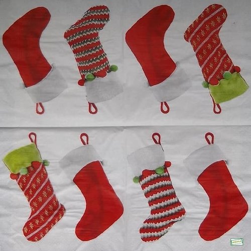 2 serviettes papier - noêl - 11