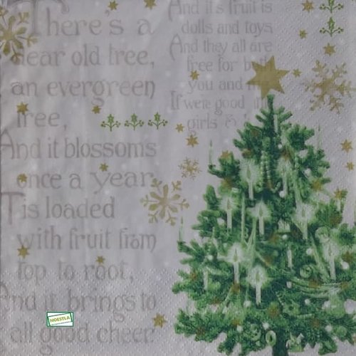 2 serviettes papier - noêl - 15