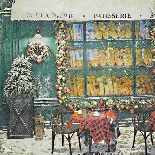 2 serviettes papier - noêl - 40