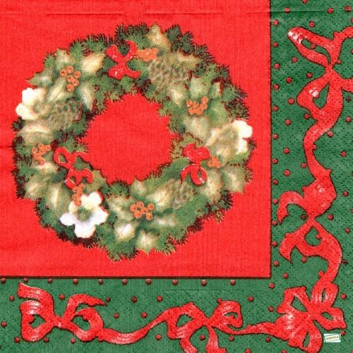 2 serviettes papier - noêl - 41