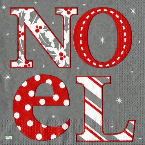 2 serviettes papier - noêl - 63