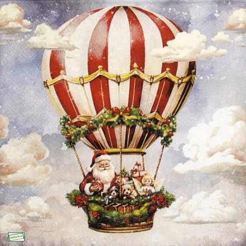 2 serviettes papier - noêl - 75