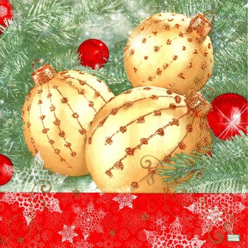 2 serviettes papier - noêl - 89