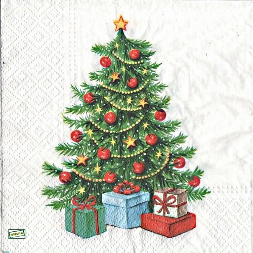 2 serviettes papier - noêl - 97