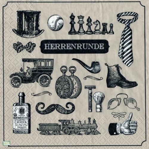 2 serviettes papier - divers -8