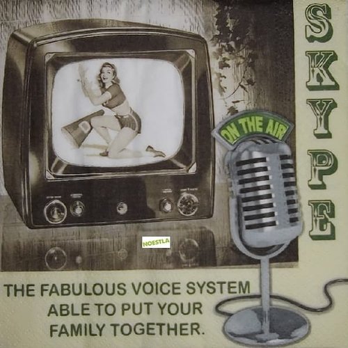 2 serviettes papier - divers -17