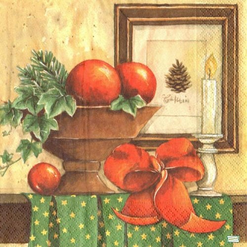 2 serviettes papier - divers -24