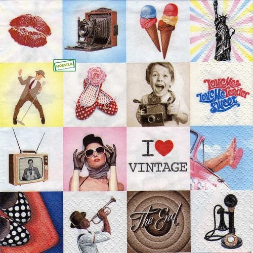 2 serviettes papier - divers -27