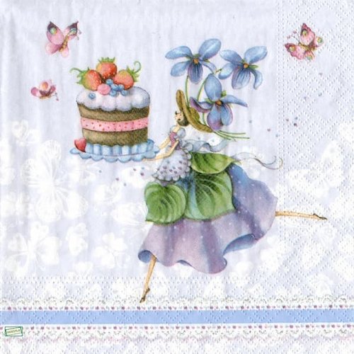 2 serviettes papier - divers -53