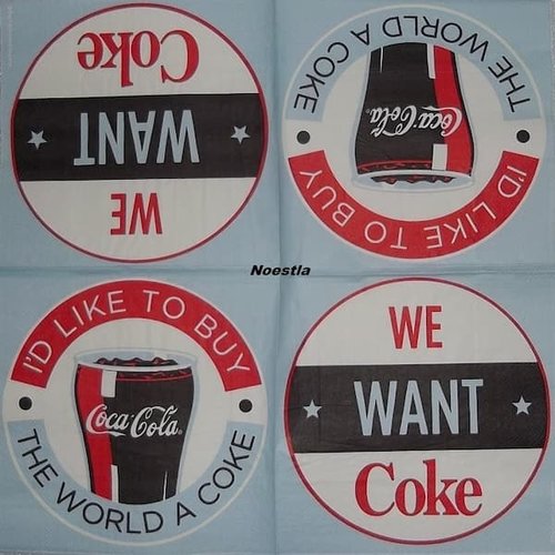 2 serviettes papier - divers -57