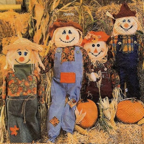 2 serviettes papier - divers -69