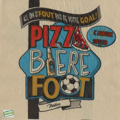 2 serviettes papier - divers -77