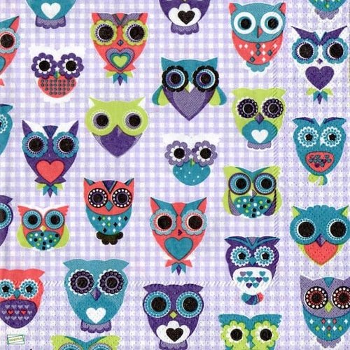 2 serviettes papier - oiseaux-99