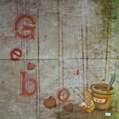 2 serviettes papier - nains.lutins -58