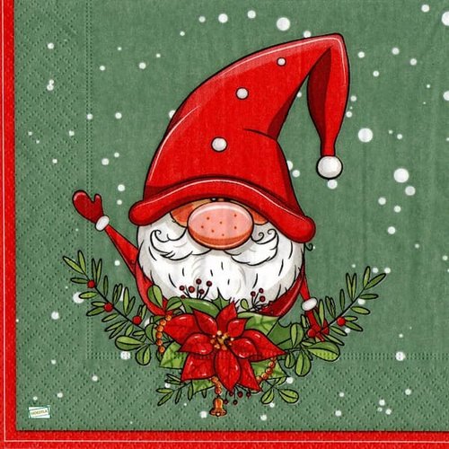 2 serviettes papier - nains.lutins -79