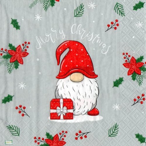 2 serviettes papier - nains.lutins -95