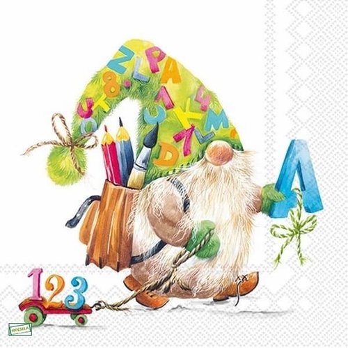 2 serviettes papier - nains.lutins -106