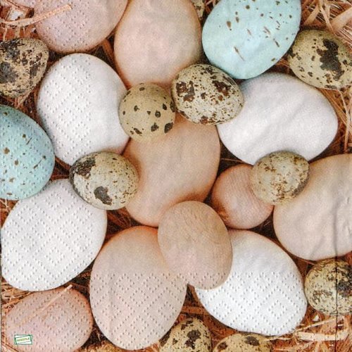 2 serviettes papier - pâques -38