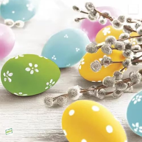 2 serviettes papier - pâques -52