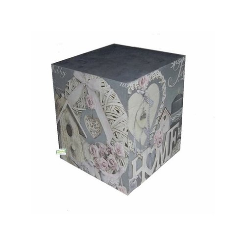 Boite bois vintage création serviettage