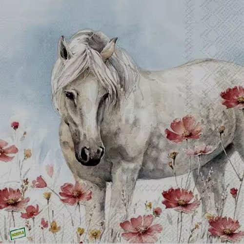 2 serviettes papier - les chevaux -27